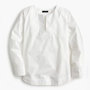 NWT J.Crew Tunic in Cotton Poplin